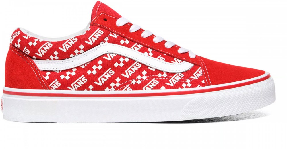 Vans Ua Old Skool (Logo Repeat)Rcngrd/Trwht