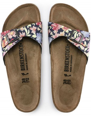 Birkenstock Madrid Supernatural Flowers Navy Narrow galéria