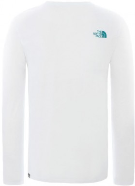 The North Face M Ls Graphic Flow - Eu Tnf White/Fanfare Green galéria