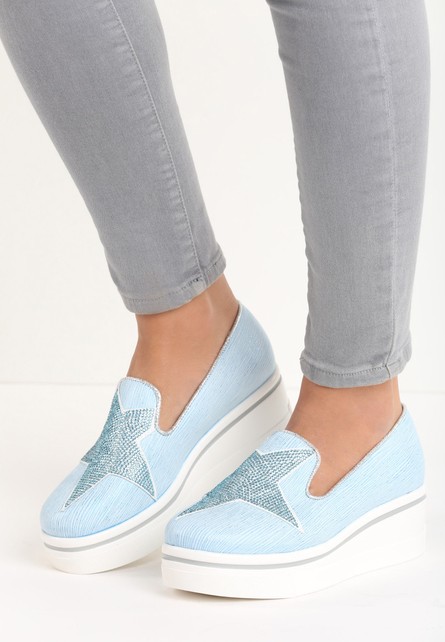 Joleen kék slip-on tornacipő