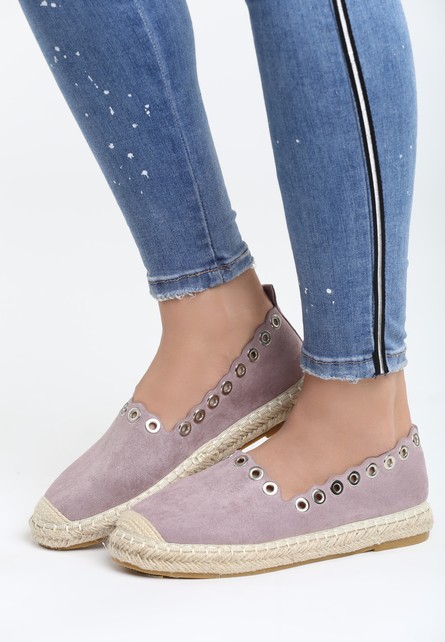 Clever lila női espadrilles