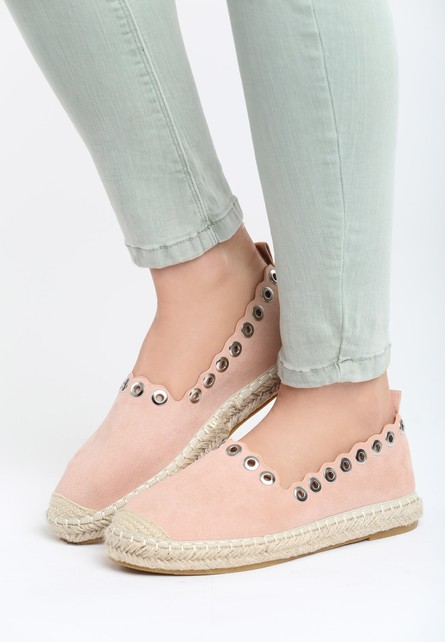 Clever rózsaszín női espadrilles