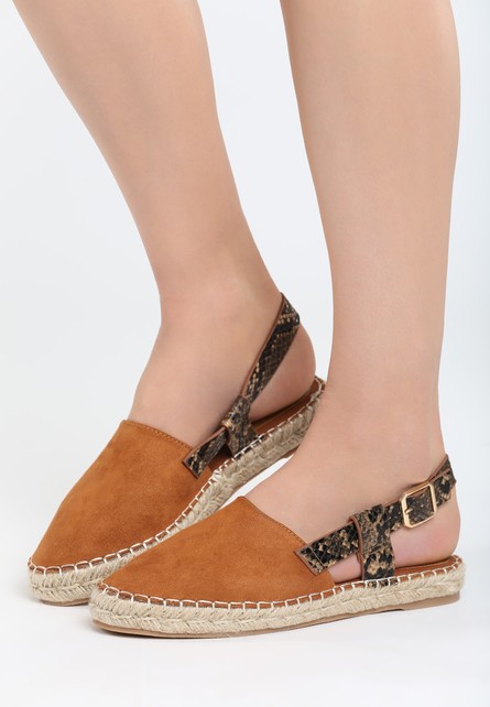 Loreto camel női espadrilles