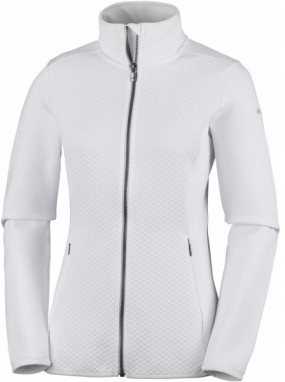 Columbia ROFFE RIDGE FULL ZIP FLEECE Női plüss felső, fehér, méret galéria