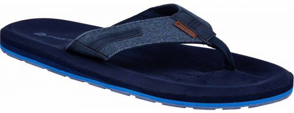 ALPINE PRO ULKER Férfi flip-flop papucs, sötétkék, méret