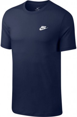 Nike SPORTSWEAR CLUB Férfi póló, sötétkék, méret galéria