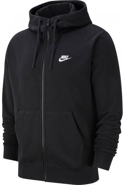 Nike NSW CLUB HOODIE FZ FT M Férfi pulóver, fekete, méret