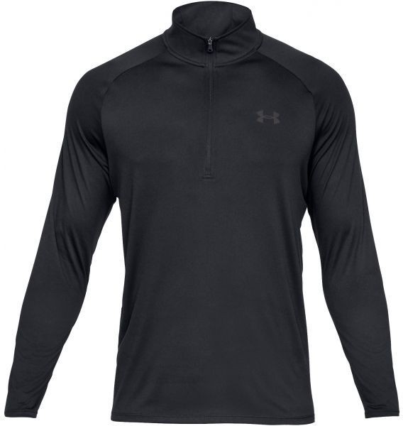 Under Armour TECH 2.0 1/2 ZIP Hosszú ujjú férfi póló, fekete, méret