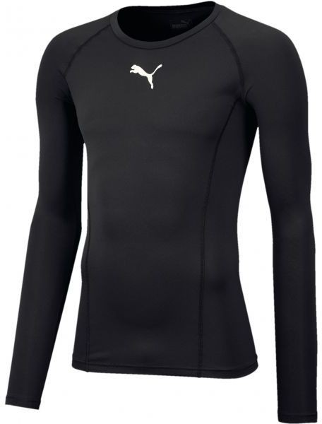 Puma LIGA BASELAYER TEE LS Férfi funkcionális póló, fekete, méret