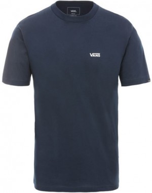 Vans LEFT CHEST LOGO TEE Férfi póló, fekete, méret galéria