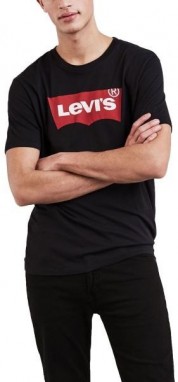 Levi's® GRAPHIC SET-IN NECK Férfi póló, fekete, méret galéria