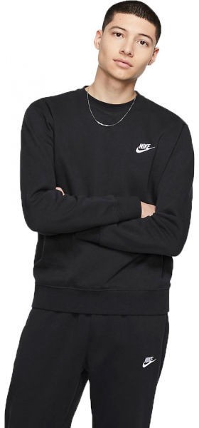 Nike SPORTSWEAR CLUB Férfi pulóver, fekete, méret