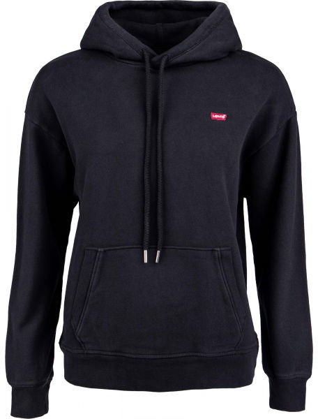 Levi's® STANDARD HOODIE Női pulóver, fekete, méret