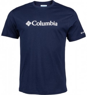 Columbia CSC BASIC LOGO TEE Férfi póló, sötétkék, méret galéria