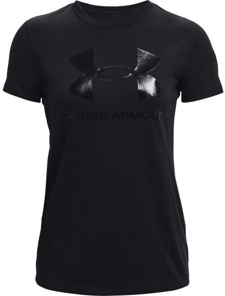 Under Armour LIVE SPORTSTYLE GRAPHIC SS Női póló, fekete, méret