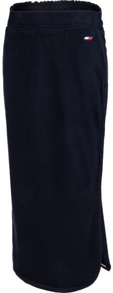 Tommy Hilfiger REGULAR TAPE MIDI LONG SKIRT Női szoknya, sötétkék, méret