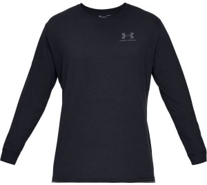 Under Armour SPORTSTYLE LEFT CHEST LS Férfi póló, fekete, méret galéria