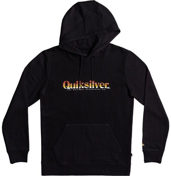 Quiksilver PRIMARY HOOD Férfi pulóver, fekete, méret