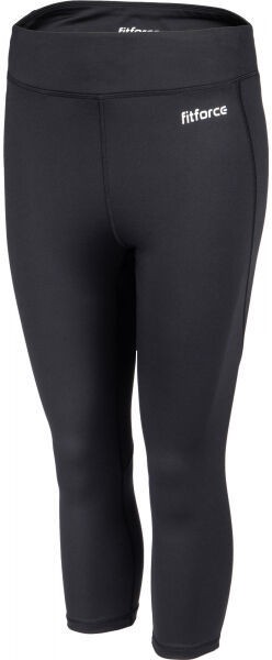 Fitforce FORMENTERA Női 3/4-es fitnesz leggings, fekete, méret