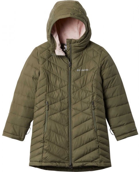 Columbia G HEAVENLY LONG JACKET Lány dzseki, khaki, méret