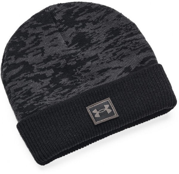 Under Armour GRAPHIC KNIT BEANIE Gyerek sapka, fekete, méret