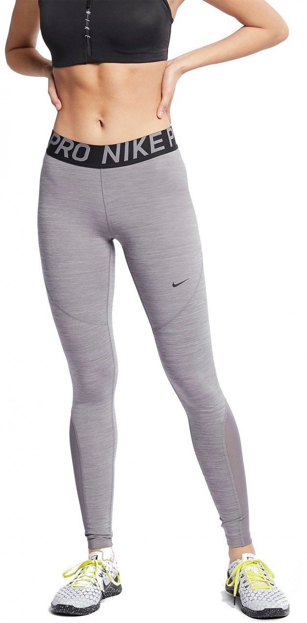 Nike W NP TIGHT Bokavédő - Szürke - L