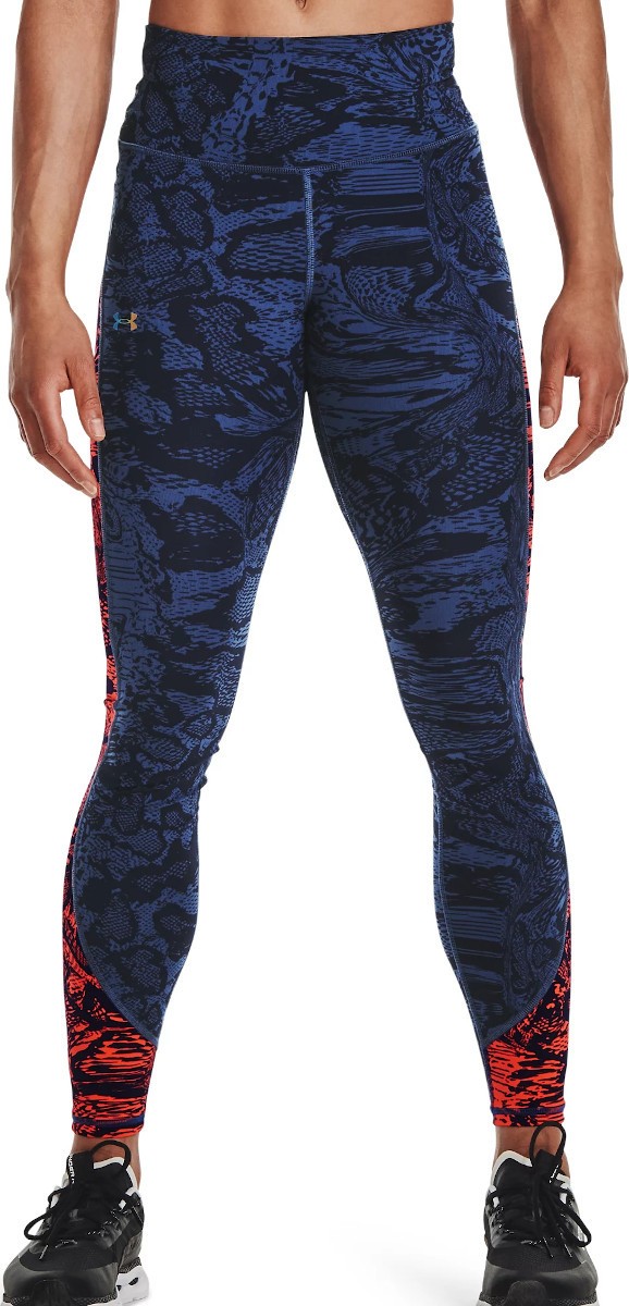 Under Armour UA Rush Legging 6M Novelty Bokavédő - Kék - M