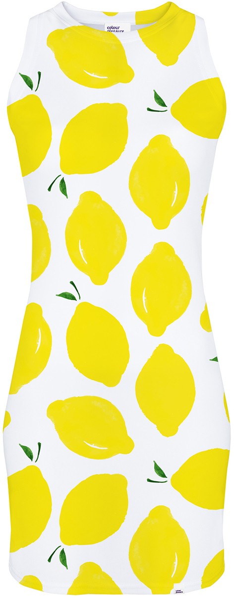 Fehér ruha Lemons CP-026