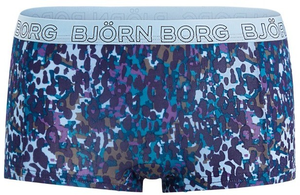 Többszínű boxeralsó BB Leopard Minishorts