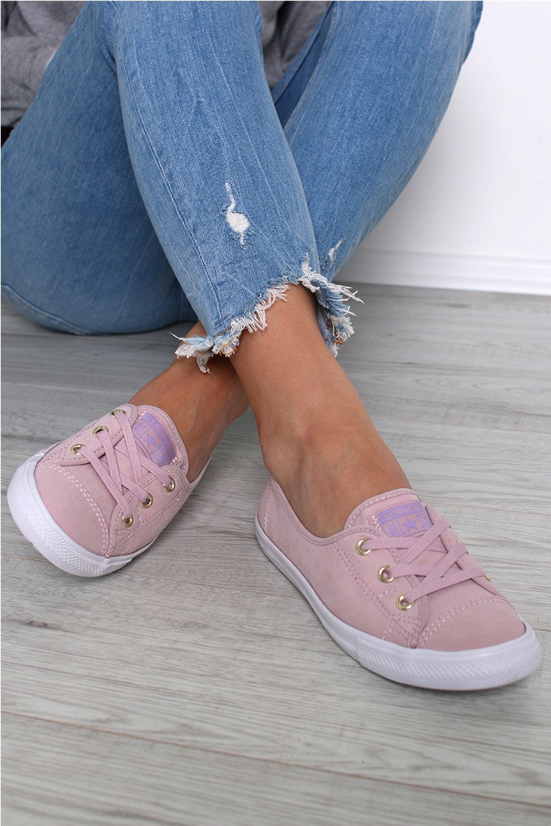 Rózsaszín női tornacipő Chuck Taylor All Star Ballet Lace