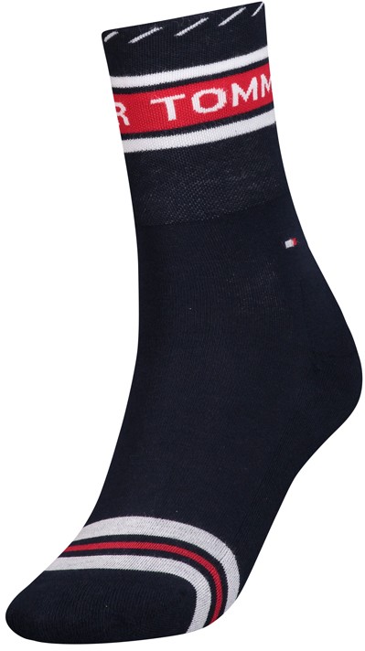 Kék-piros zokni Logo Sock