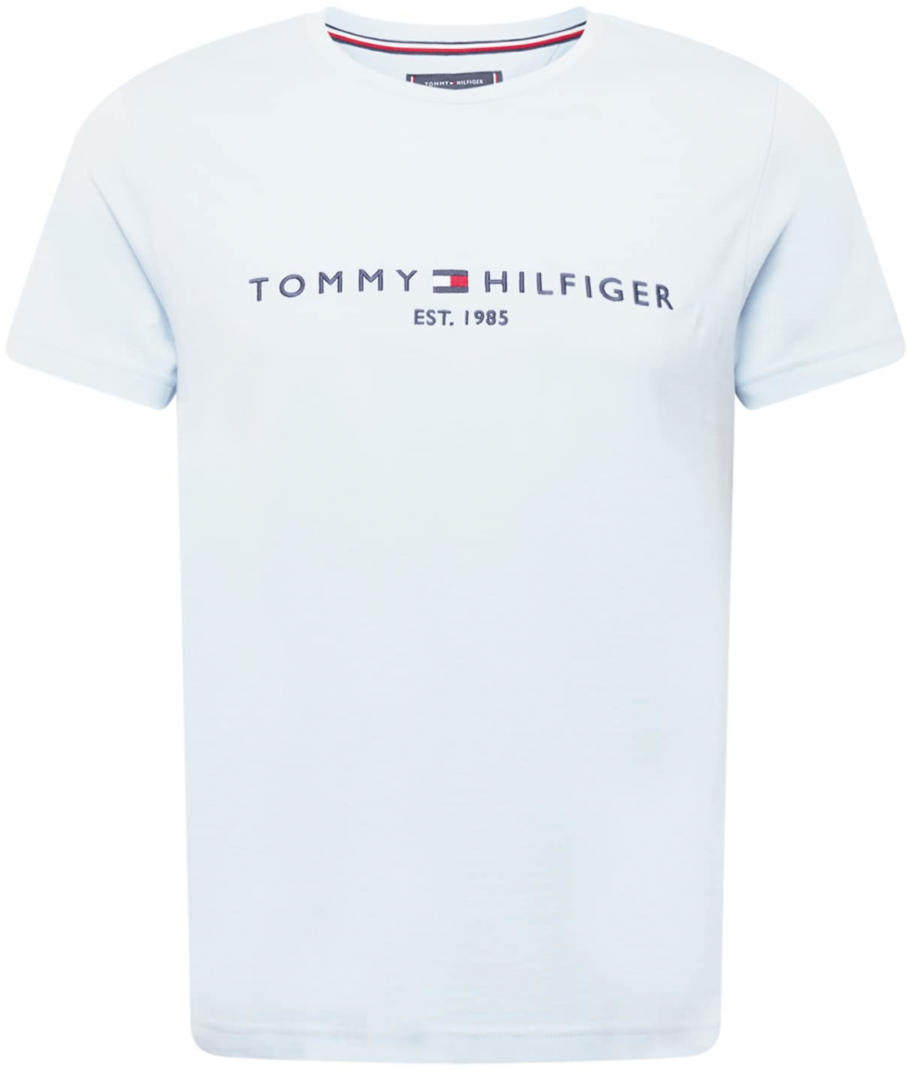 TOMMY HILFIGER Póló  tengerészkék / világoskék / piros / fehér