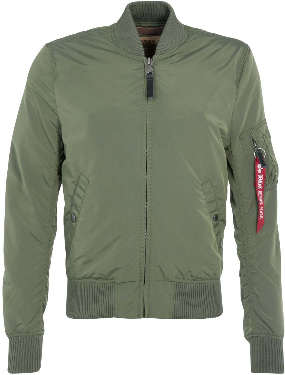 ALPHA INDUSTRIES Átmeneti dzseki 'MA-1 TT'  khaki / piros / fehér