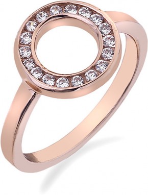 Hot Diamonds Gyűrű Emozioni Saturno Rose Gold ER002 50 mm galéria