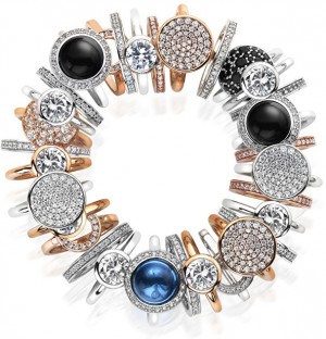 Hot Diamonds Gyűrű Emozioni Saturno Rose Gold ER002 50 mm galéria