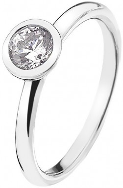 Hot Diamonds Emozioni Scintilla Clear Innocence ezüst gyűrű ER018 58 mm galéria