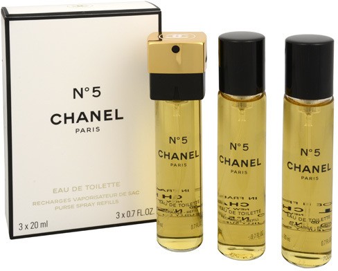 Chanel No. 5 -  szórófejes EDT- utántöltő (3 x 20 ml) 60 ml