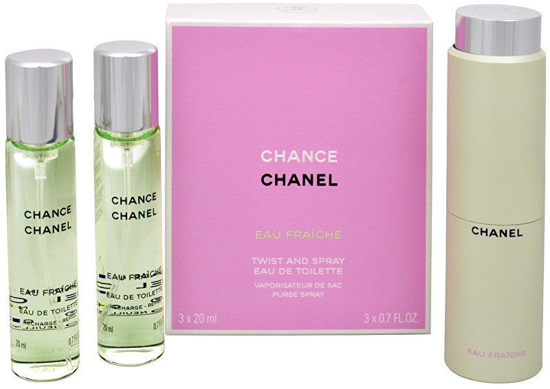 Chanel Chance Eau Fraiche - EDT (3 x 20 ml) 60 ml