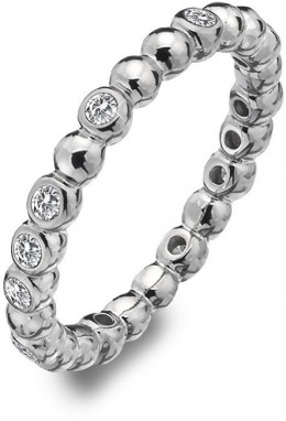 Hot Diamonds Csillogó ezüst gyűrű Emozioni ER024 50 mm galéria