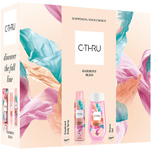 C-THRU Harmony Bliss - dezodor spray 150 ml + tusfürdő 250 ml