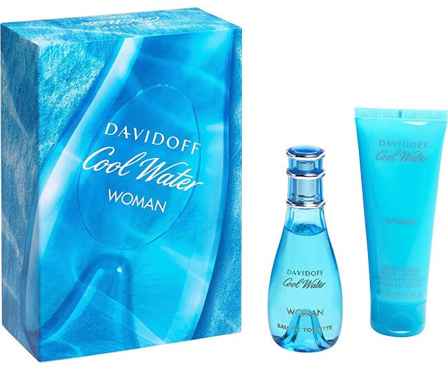 Davidoff Cool Water Woman - EDT 30 ml + testápoló 75 ml