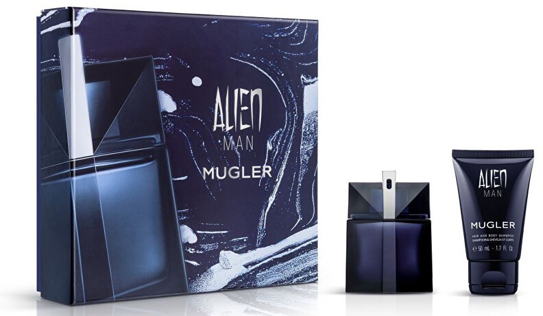 Thierry Mugler Alien Man - EDT 50 ml + tusfürdő és sampon 50 ml