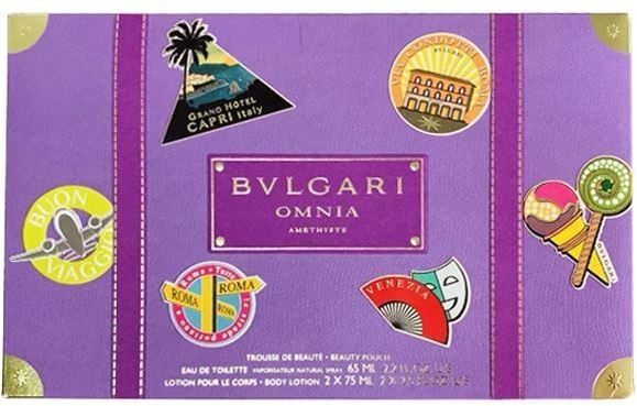 Bvlgari Omnia Amethyste - EDT 65 ml + 2 x 75 ml testápoló + piperetáska