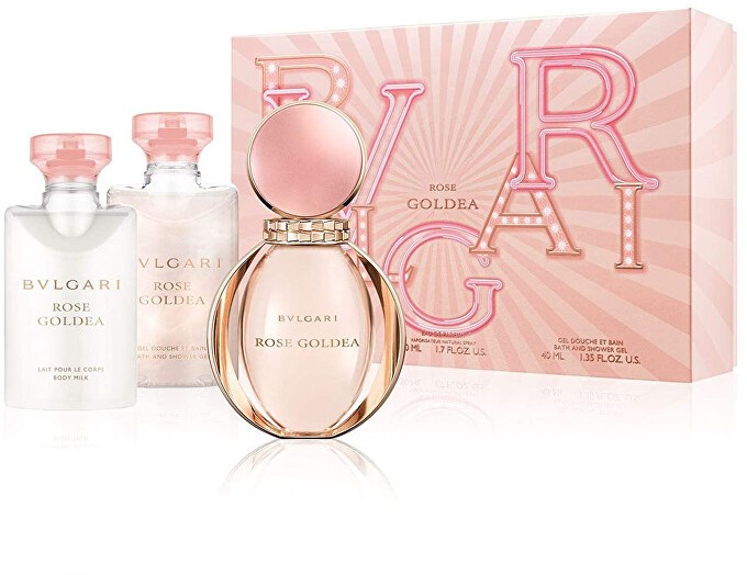 Bvlgari Rose Goldea - EDP 50 ml + testápoló 40 ml + tusfürdő 40 ml