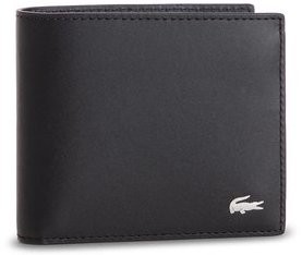 Lacoste Nagyméretű férfi pénztárca M Billfold Coin NH1112FG Fekete