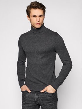 Jack&Jones Garbó Emil Knit Roll 12157417 Szürke Regular Fit