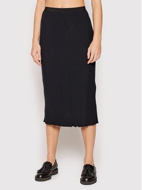 MAX&Co. Midi szoknya Chiodo 77749821 Fekete Slim Fit