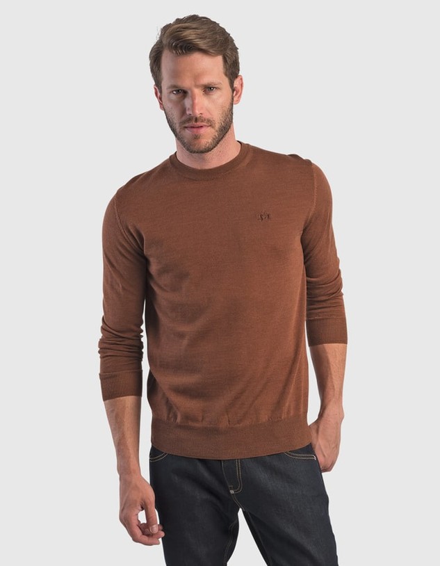 Pulóver La Martina Man Tricot Crew Neck Gg12