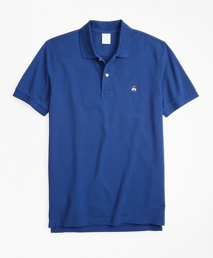 Póló Brooks Brothers Knt Ss Supima Perf Polo Slim Bldepths