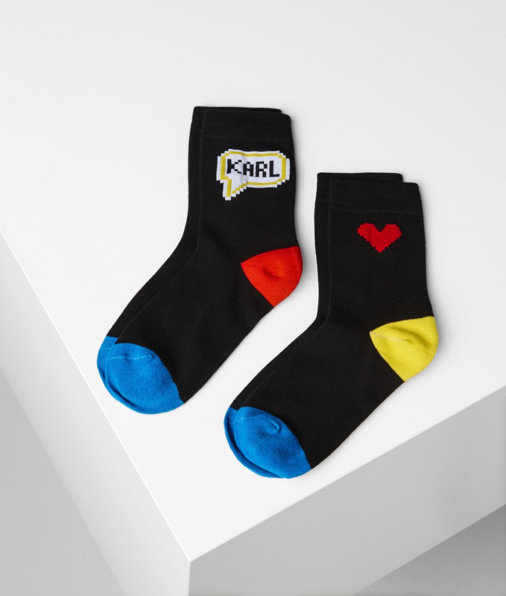Zokni Karl Lagerfeld Karl Pixel Socks 2-Pack